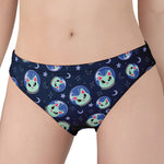 Astronaut Alien Cat Print Women's Panties