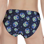 Astronaut Alien Cat Print Women's Panties