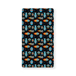Astronaut And Space Pixel Pattern Print Baby Crib Sheet