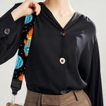 Astronaut And Space Pixel Pattern Print Bag Strap