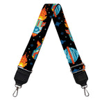 Astronaut And Space Pixel Pattern Print Bag Strap