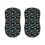 Astronaut And Space Pixel Pattern Print Bar Stool Covers