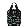 Astronaut And Space Pixel Pattern Print Bible Tote Bag