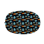 Astronaut And Space Pixel Pattern Print Car Side Mirror Covers