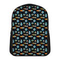 Astronaut And Space Pixel Pattern Print Casual Backpack