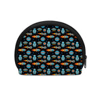 Astronaut And Space Pixel Pattern Print Coin Purse