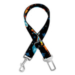 Astronaut And Space Pixel Pattern Print Dog Seat Belt