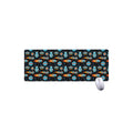 Astronaut And Space Pixel Pattern Print Extended Mouse Pad
