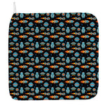 Astronaut And Space Pixel Pattern Print Hand Towel