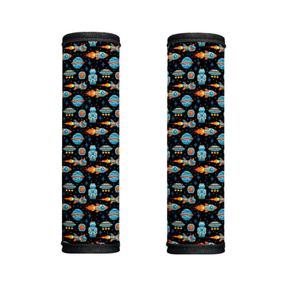 Astronaut And Space Pixel Pattern Print Handle Covers
