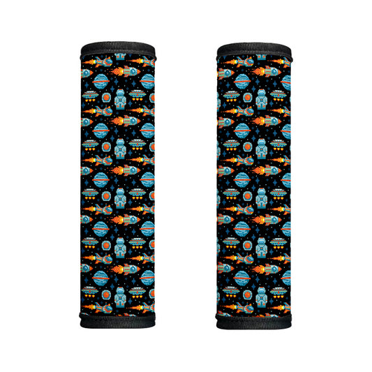 Astronaut And Space Pixel Pattern Print Handle Covers