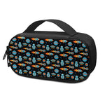 Astronaut And Space Pixel Pattern Print Insulin Cooler Travel Case