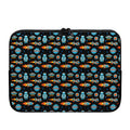 Astronaut And Space Pixel Pattern Print Laptop Sleeve