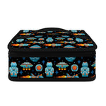 Astronaut And Space Pixel Pattern Print Small Lunch Bag