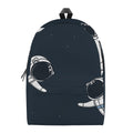 Astronaut Couple In Space Print School Backpack