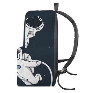 Astronaut Couple In Space Print Backpack