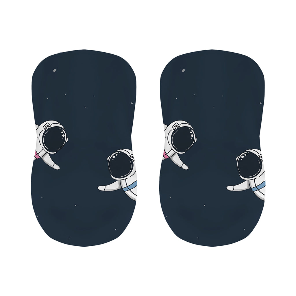 Astronaut Couple In Space Print Bar Stool Covers