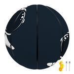 Astronaut Couple In Space Print Basketball