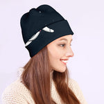Astronaut Couple In Space Print Beanie