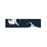 Astronaut Couple In Space Print Bed Runner