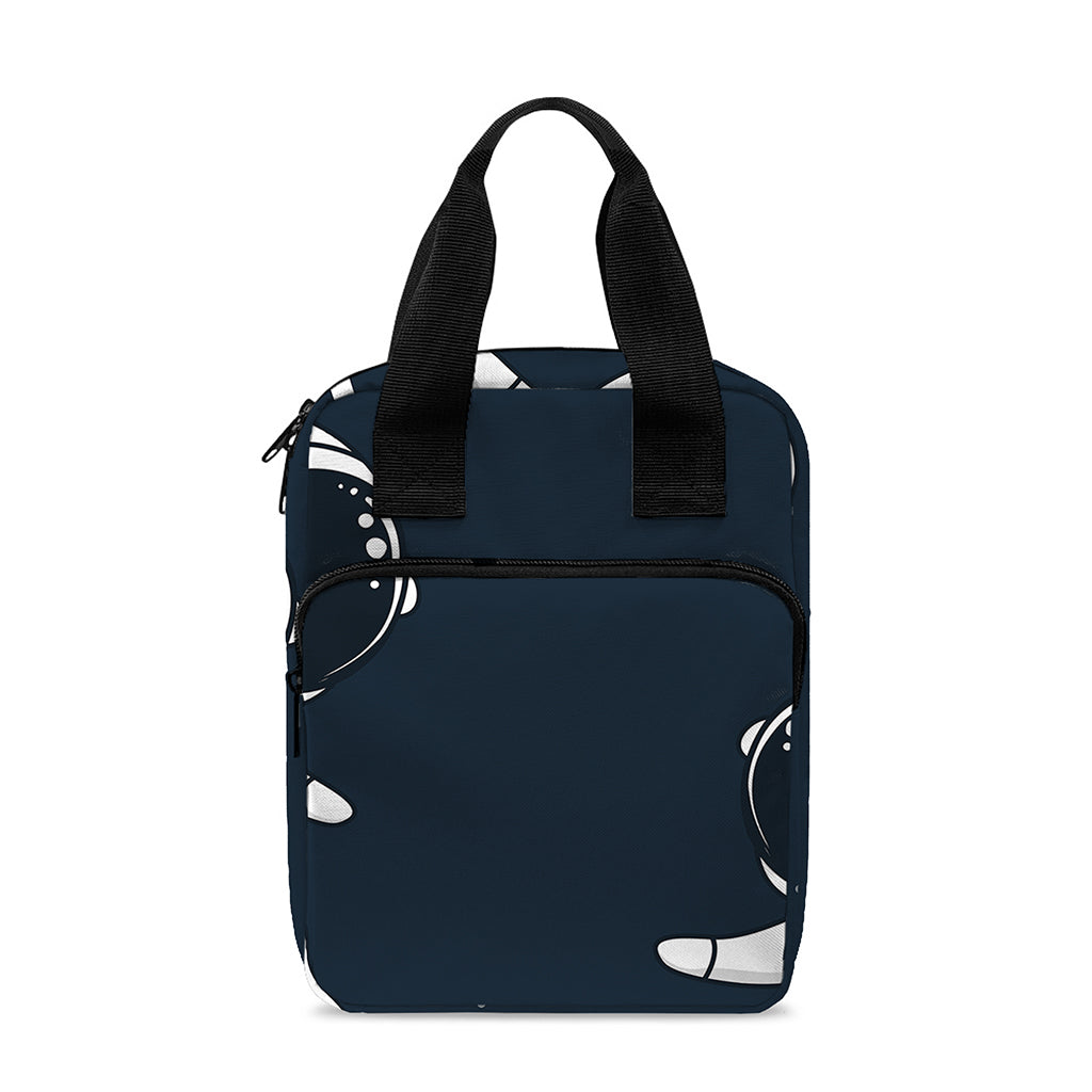 Astronaut Couple In Space Print Bible Tote Bag