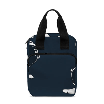 Astronaut Couple In Space Print Bible Tote Bag