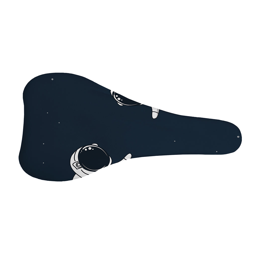 Astronaut Couple In Space Print Bicycle Seat Cover
