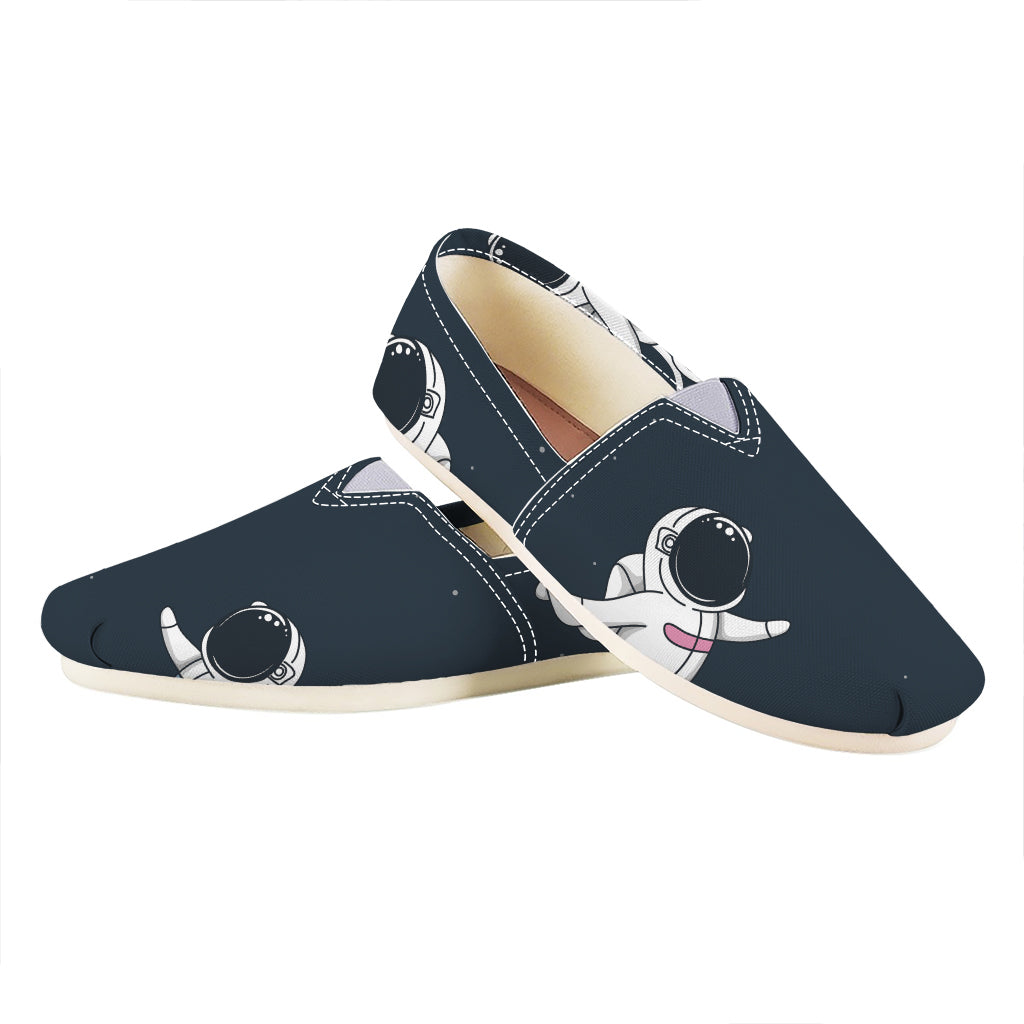 Astronaut Couple In Space Print Casual Shoes