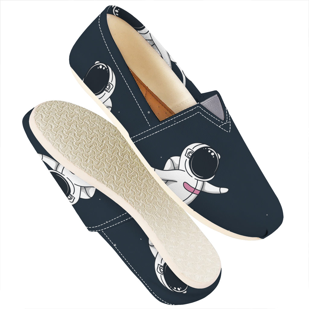Astronaut Couple In Space Print Casual Shoes