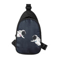 Astronaut Couple In Space Print Sling Bag