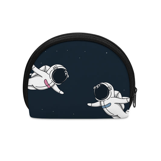 Astronaut Couple In Space Print Coin Purse