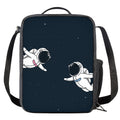 Astronaut Couple In Space Print Crossbody Lunch Bag