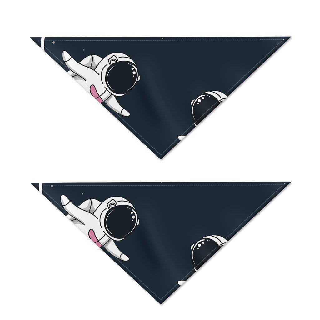 Astronaut Couple In Space Print Dog Bandana