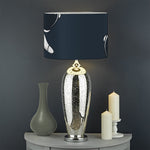 Astronaut Couple In Space Print Drum Lamp Shade