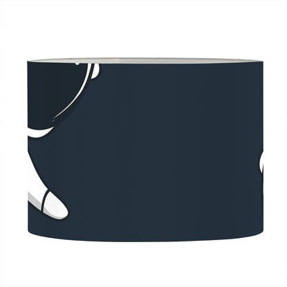 Astronaut Couple In Space Print Drum Lamp Shade