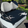 Astronaut Couple In Space Print Golf Cart Seat Cover
