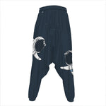 Astronaut Couple In Space Print Hammer Pants