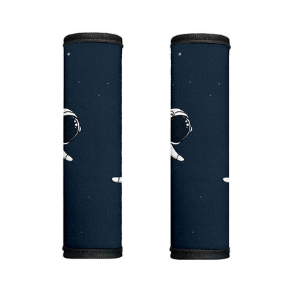 Astronaut Couple In Space Print Handle Covers