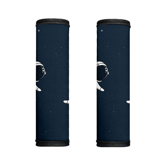 Astronaut Couple In Space Print Handle Covers