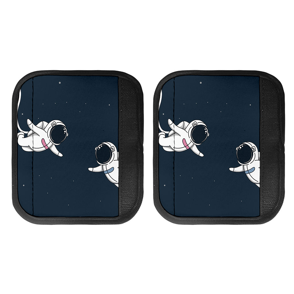 Astronaut Couple In Space Print Handle Covers