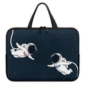 Astronaut Couple In Space Print Laptop Sleeve With Handle