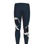 Astronaut Couple In Space Print Men's leggings