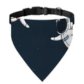 Astronaut Couple In Space Print Over The Collar Dog Bandana