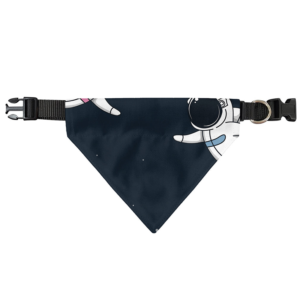 Astronaut Couple In Space Print Over The Collar Dog Bandana
