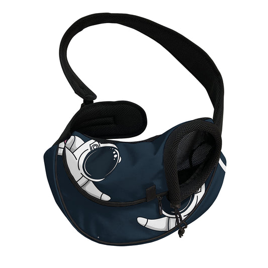 Astronaut Couple In Space Print Pet Sling Carrier