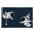 Astronaut Couple In Space Print Placemat