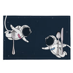 Astronaut Couple In Space Print Placemat