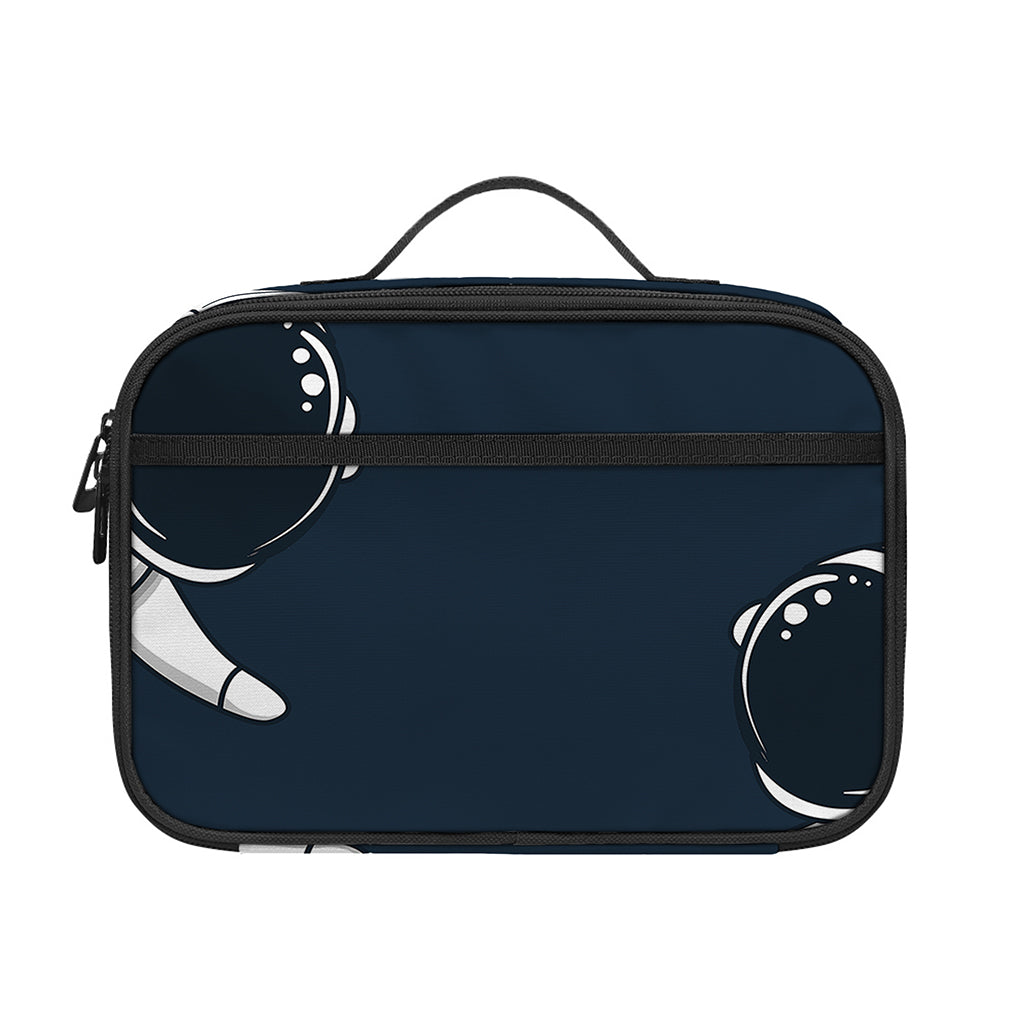 Astronaut Couple In Space Print Portable Lunch Bag