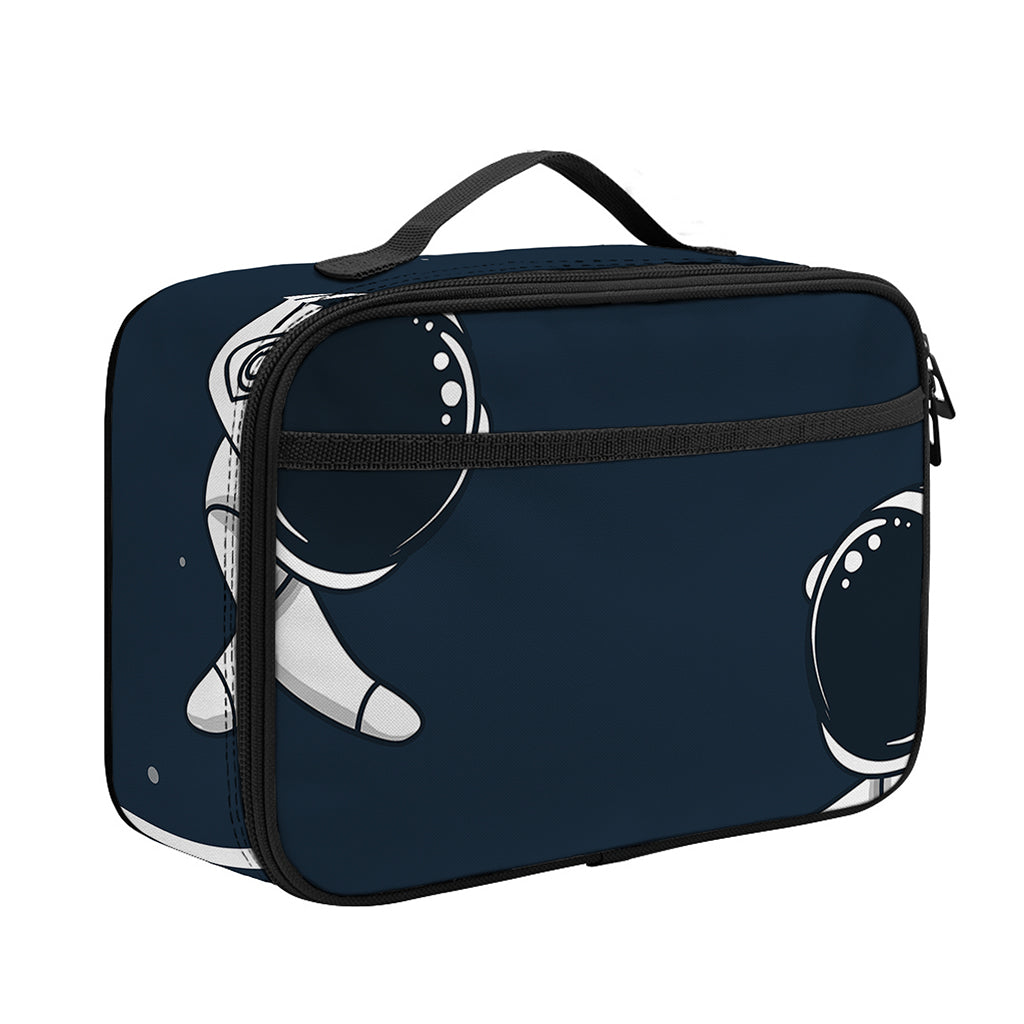 Astronaut Couple In Space Print Portable Lunch Bag