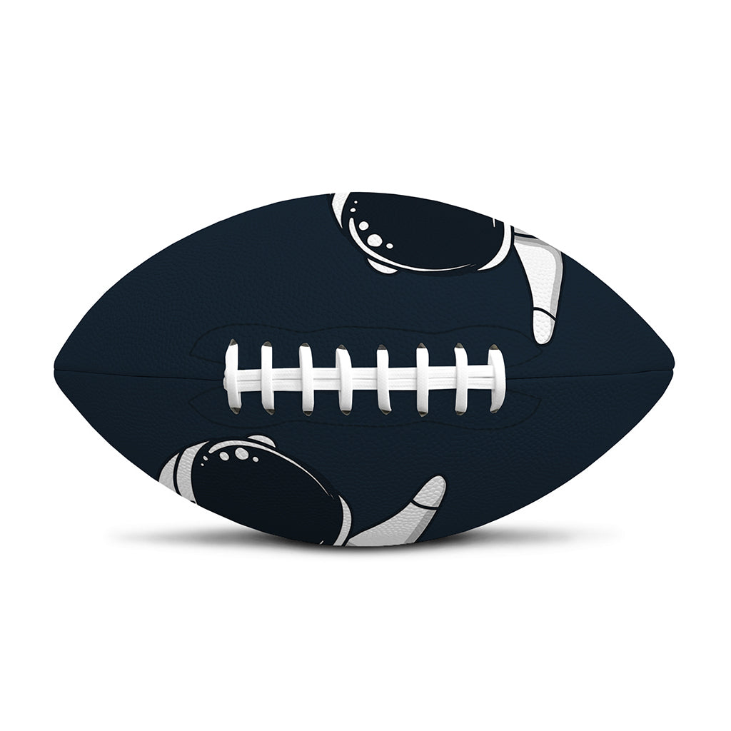 Astronaut Couple In Space Print Rugby Ball